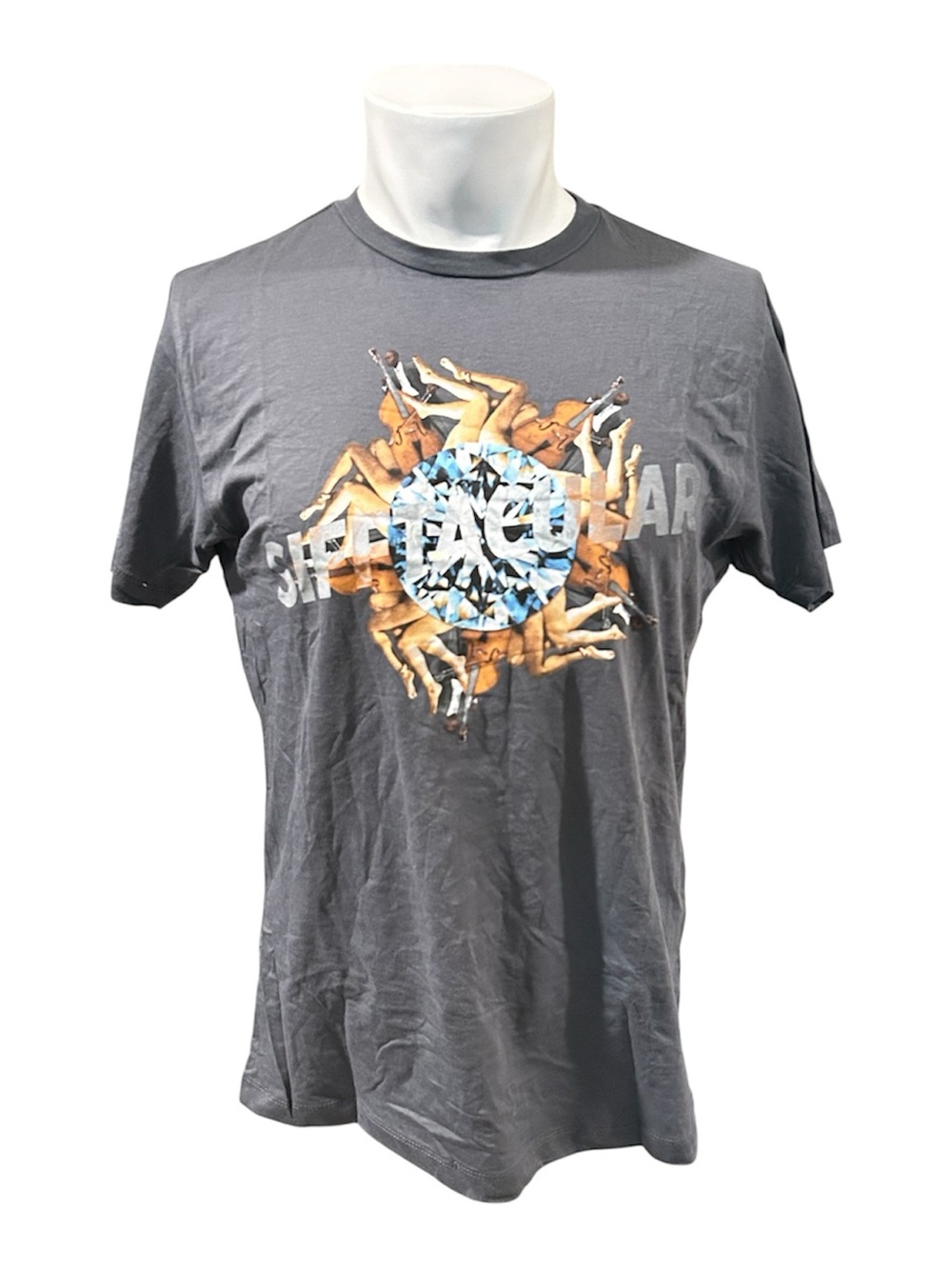 Alternative Men's Charcoal Graphic Short Sleeve Tee